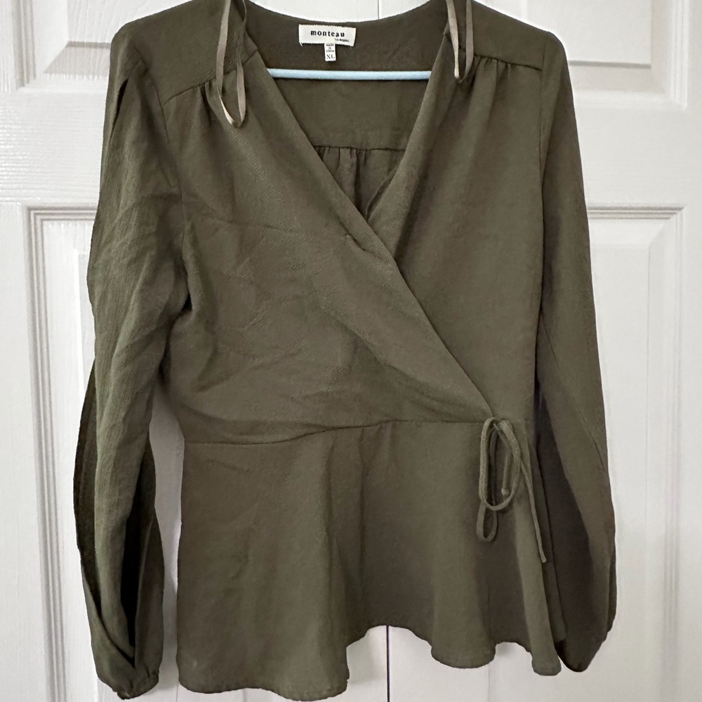 Sage Green Blouse